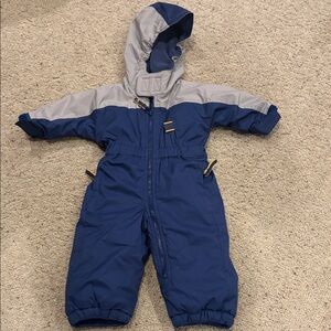 REI Navy and Gray Kids Snowsuit 12M
